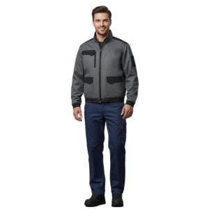 Delta Plus M2VE3 Gri Turuncu İthal İş Montu