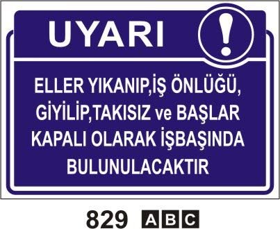 Eller Yıkanıp İş Önlüğü Giyilip Takısız Ve Başlar Kapalı Şekilde
