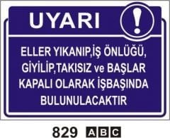 Eller Yıkanıp İş Önlüğü Giyilip Takısız Ve Başlar Kapalı Şekilde