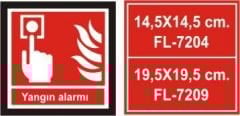 Yangın Alarmı Fotolümen Tabela