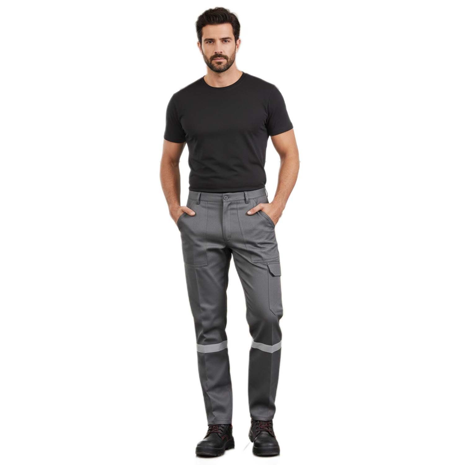 16/12 Gabardin Yazlık İş Pantolonu Gri Renk