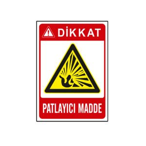 Patlayıcı Madde Levhası