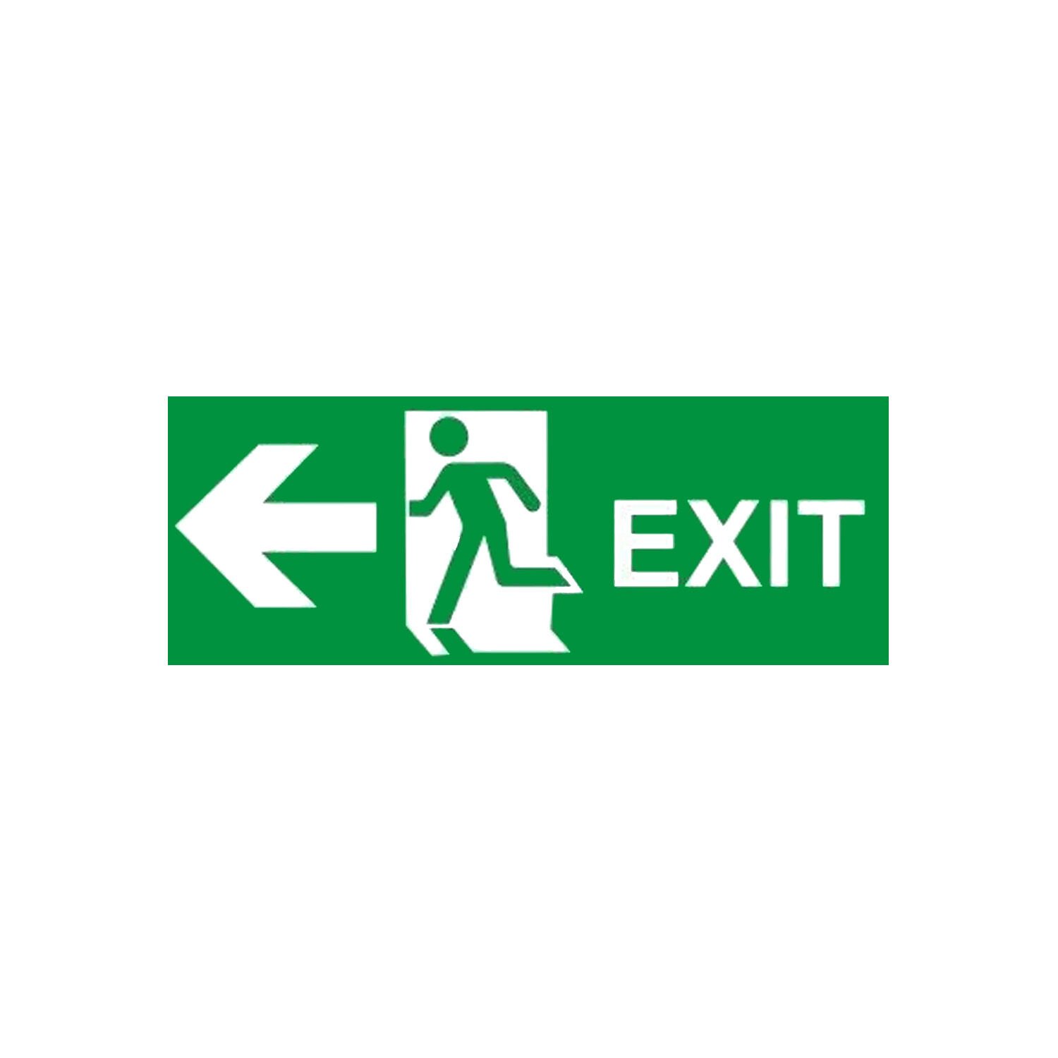 Exit Sol Ok (Fotolümenli Levha)