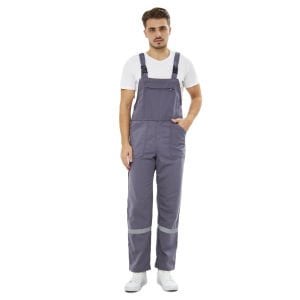 16/12 Gabardin Bahçıvan İşçi Tulumu Gri