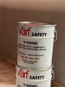 Varf Safety V-500MS Geçici Çelik Yatay Yaşam Hattı