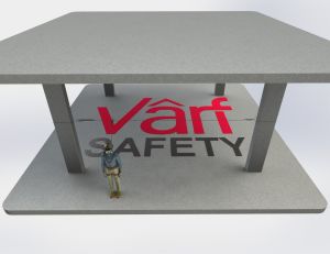 Varf Safety V-500MS Geçici Çelik Yatay Yaşam Hattı