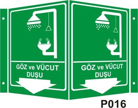 Göz Ve Vücut Duşu Panoromik Levha (35x56cm)