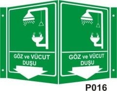 Göz Ve Vücut Duşu Panoromik Levha (35x56cm)