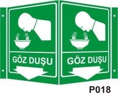 Göz Duşu Panoromik Levha (35x56cm)
