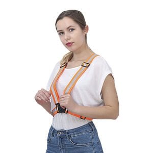 Yüksek Görünümlü Şerit Askı Turuncu (Düz Kumaş)