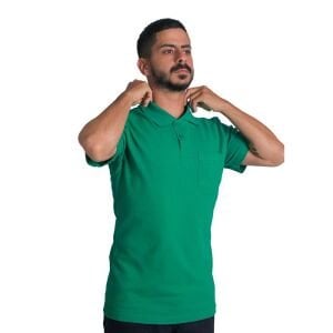 Polo Yaka Tişört Yeşil Renk