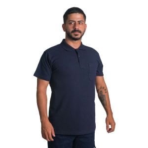 Polo Yaka Tişört Lacivert Renk