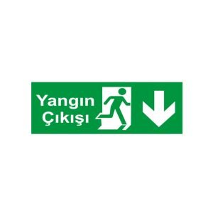 Yangın Çıkışı Aşağı Ok
