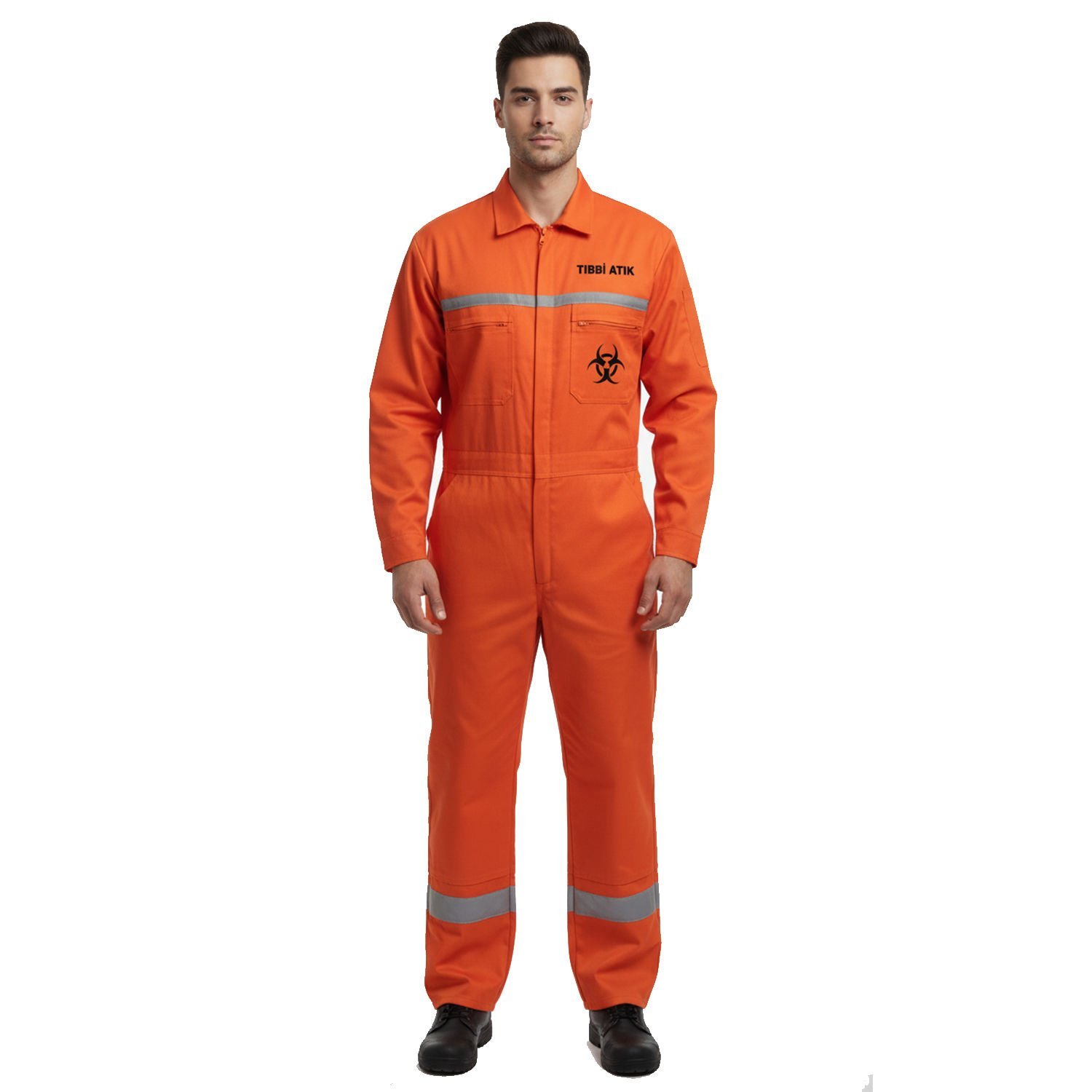 16/12 Gabardin Tıbbi Atık Tulumu