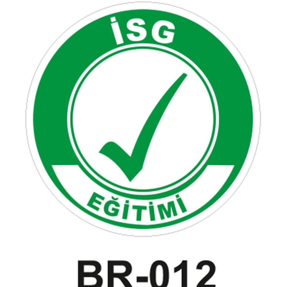 İsg Eğitimi - Baret Sticker Etiketi 20'li Paket