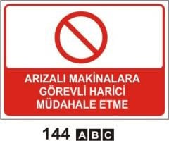 Arızalı Makinalara Görevli Harici Müdahale Etme