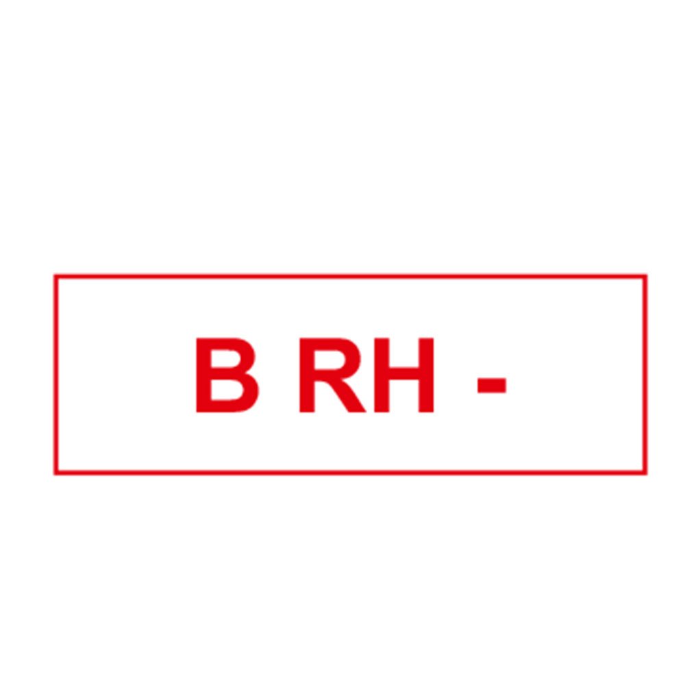 B rh(-) Baret Sticker Etiketi 20'li Paket