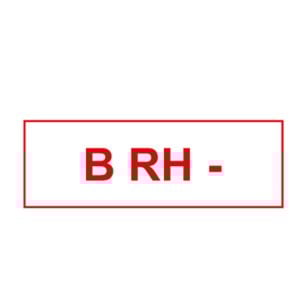 B rh(-) Baret Sticker Etiketi 20'li Paket