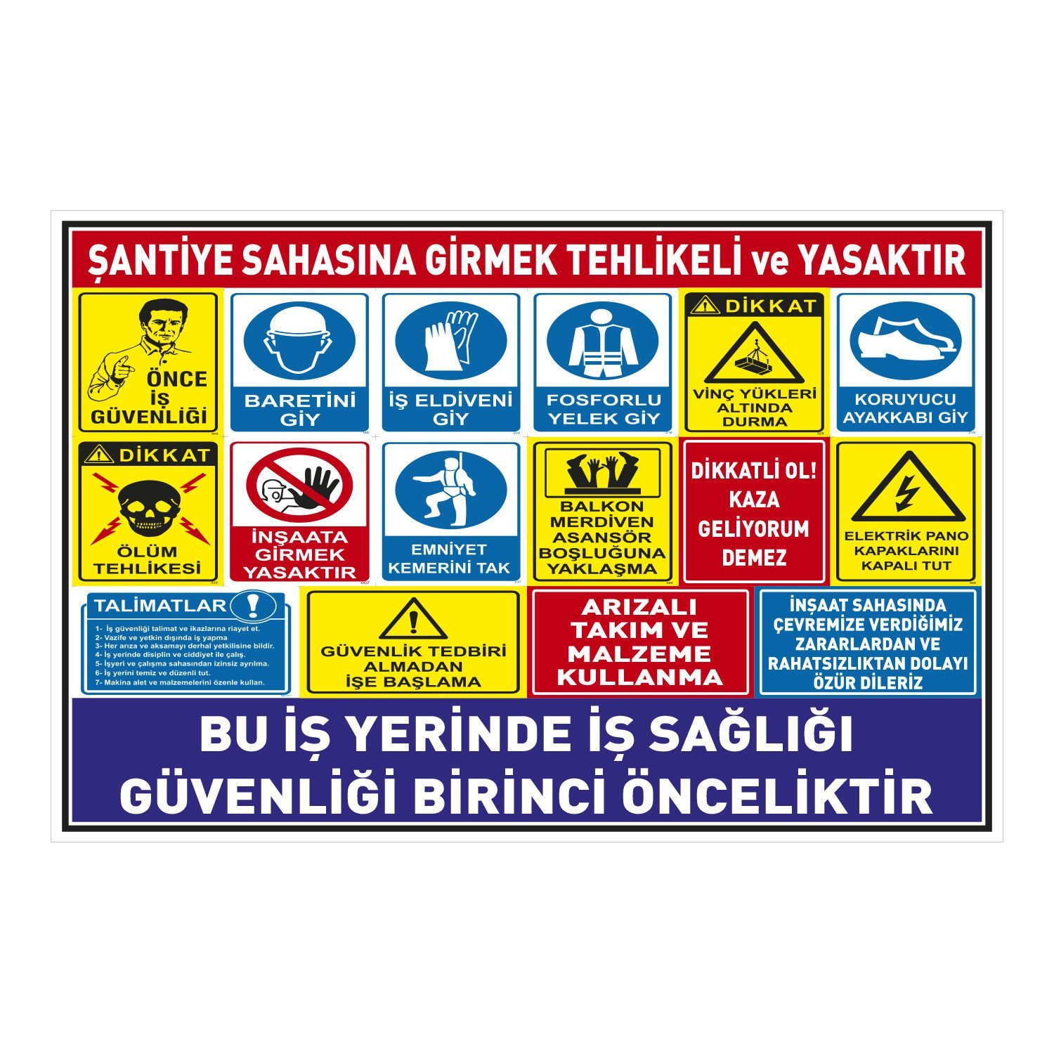 İnşaat Levha Seti 005 70x100 cm