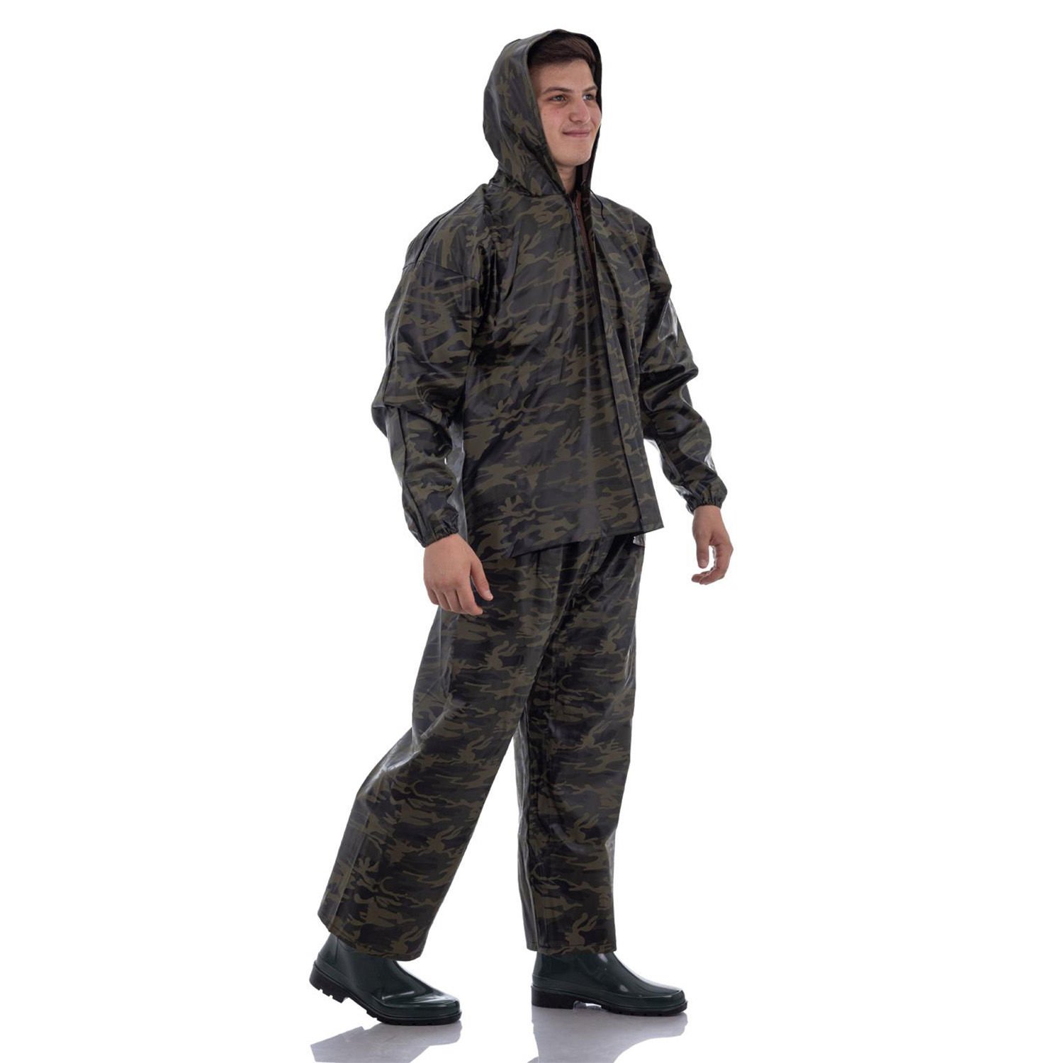 Balıkçı Takım Yağmurluk Kamuflaj Desen (Standart Beden)