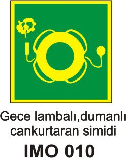 İmo Gemi İşaretleri (10*10 cm) 74