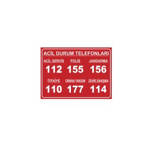 Acil Durum Telefonları