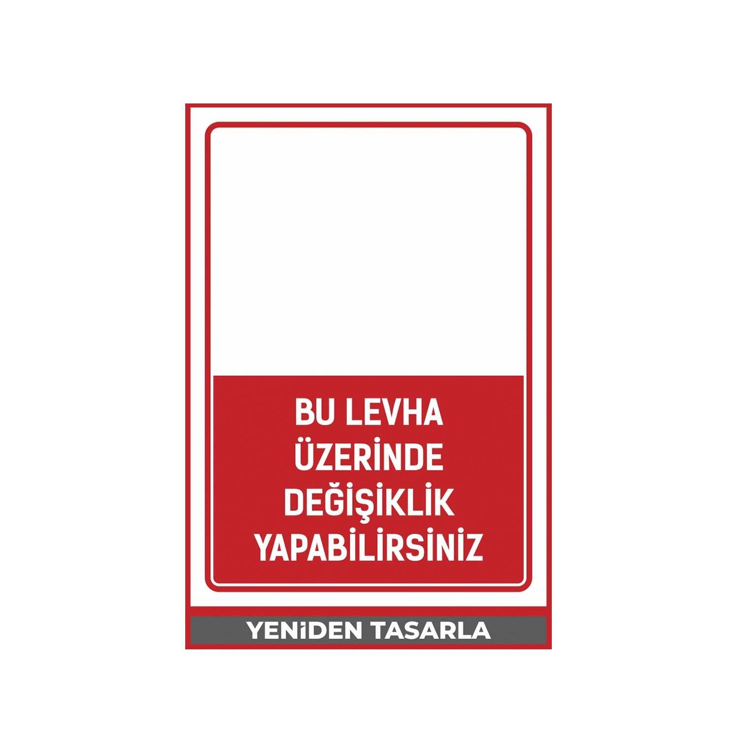 Yeniden Tasarla - Kendi Levhanı Hazırla