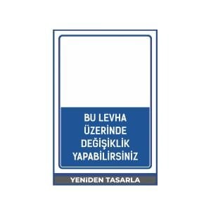 Yeniden Tasarla - Kendi Levhanı Hazırla