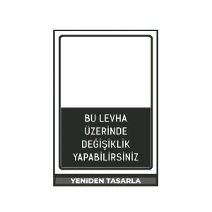 Yeniden Tasarla - Kendi Levhanı Hazırla