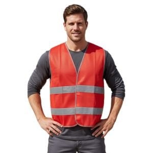 Vento İşçi Tipi ikaz Yeleği Bordo