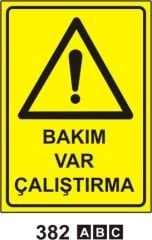 Bakım Var Çalıştırma