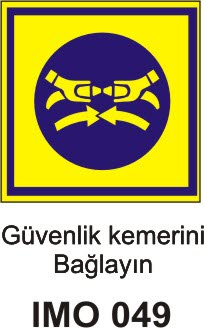 İmo Gemi İşaretleri (10*10 cm) 35