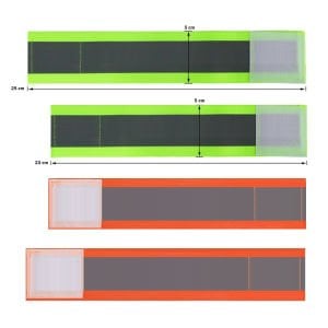 Reflektörlü Koşu ve Yürüyüş Bilekliği 4'lü Set (Esnek)