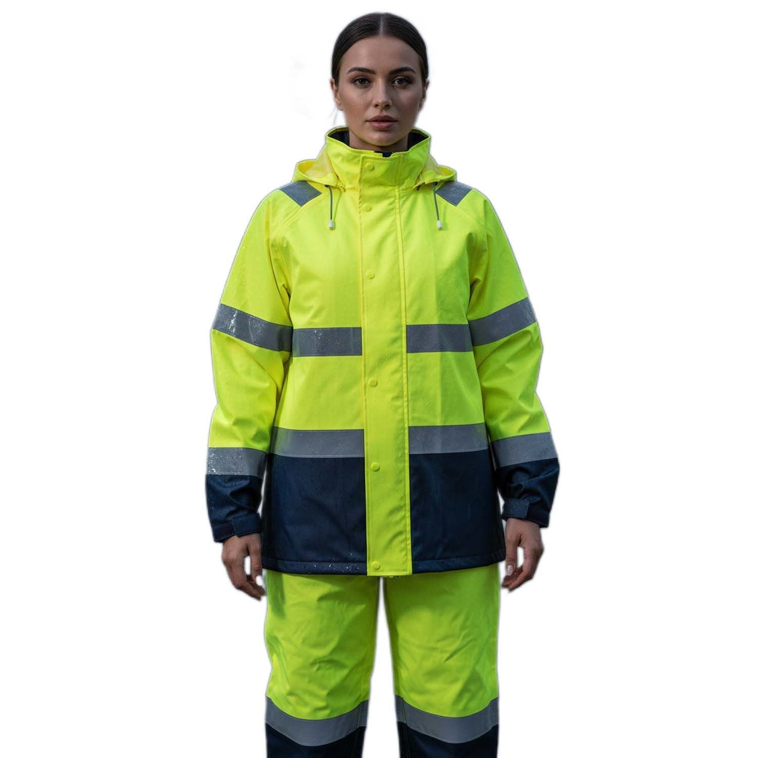 Vento Oxford Kumaş Takım Reflektörlü Yağmurluk SJ-02SB (PR06)