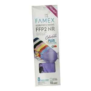 Famex FFP2 NR Partikül Filtreli Ventilsiz Koruyucu Maske (Kadın)