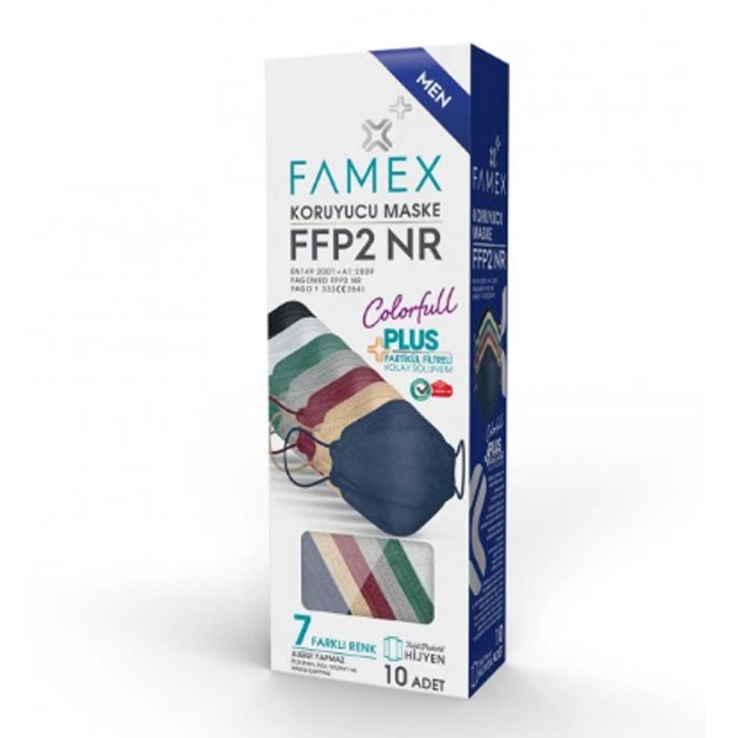 Famex FFP2 NR Ventilsiz Koruyucu Maske