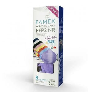 Famex FFP2 NR Ventilsiz Koruyucu Maske