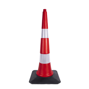 90 cm Trafik ve Reklam Konisi (Kauçuk Taban)(3590)