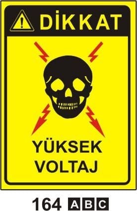 Yüksek Voltaj Levhası