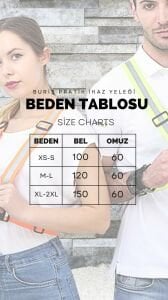 Reflektörlü Pratik İkaz Yeleği Turuncu (Düz Kumaş)