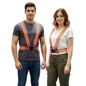 Pratik ikaz yeleği Turuncu Düz Kumaş