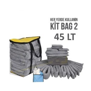 Kit Bag-2 45 Lt. Yağ ve Kimyasal Emici Döküntü Kiti