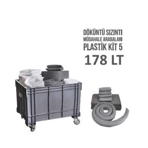 Plastik Kit 5 178 LT Yağ ve Kimyasal Emici Kiti
