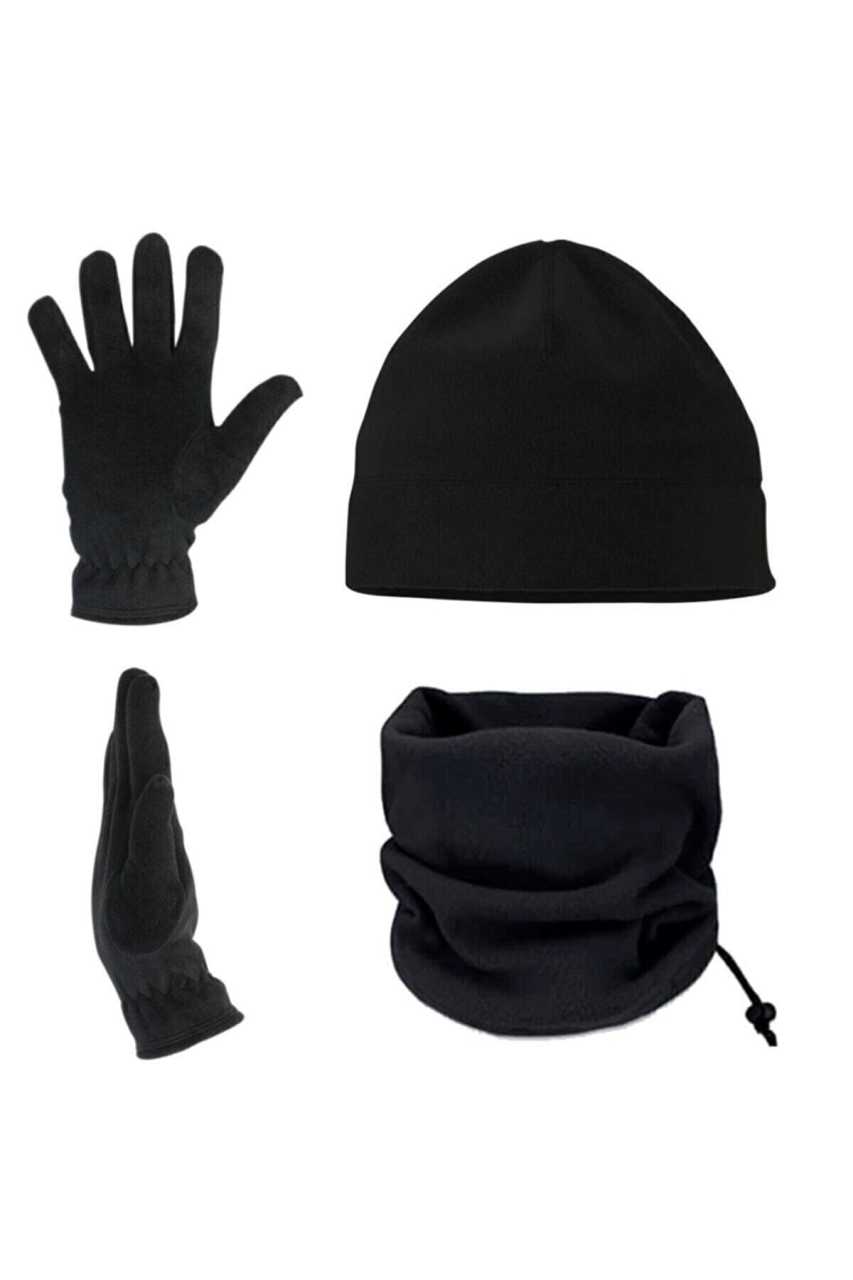Polar Bere Boyunluk Bere ve Polar Eldiven Set