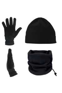 Polar Bere Boyunluk Bere ve Polar Eldiven Set