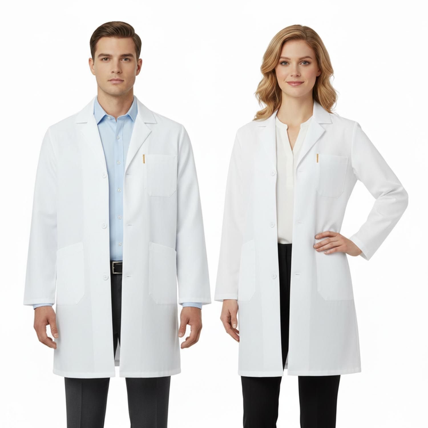 Alpaka Beyaz Doktor ve Öğretmen Önlüğü