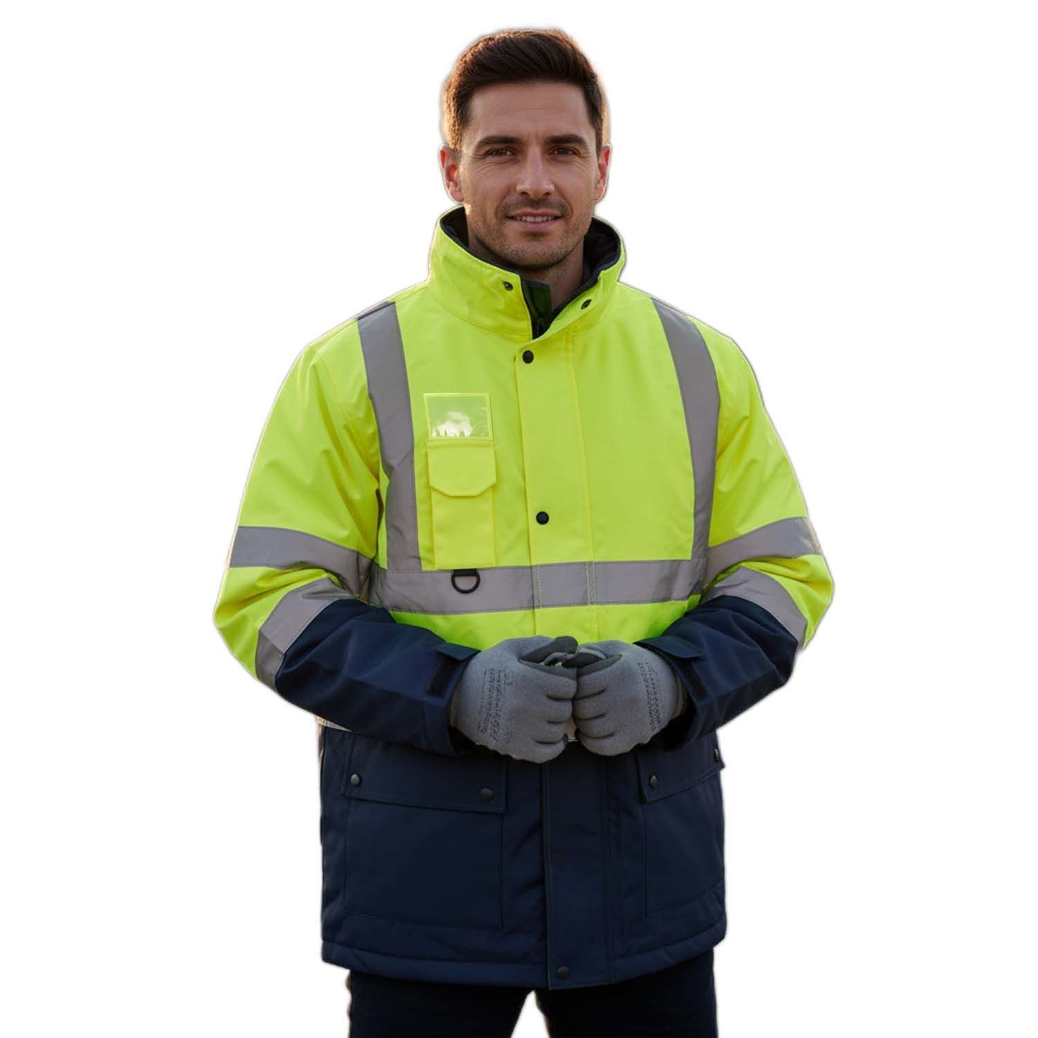 Vento Oxford Parka Sarı-Lacivert Parka (PR06)