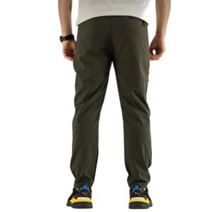 Softshell Rüzgar Su Geçirmez İş Pantolonu Haki Renk