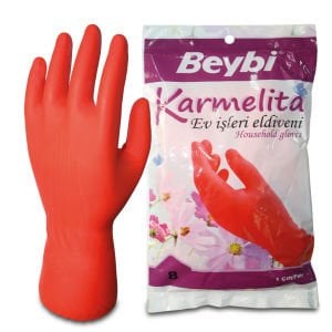 Beybi Karmelita Temizlik ve Bulaşık Eldiveni S