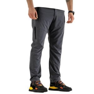 Softshell Rüzgar Su Geçirmez İş Pantolonu Gri Renk